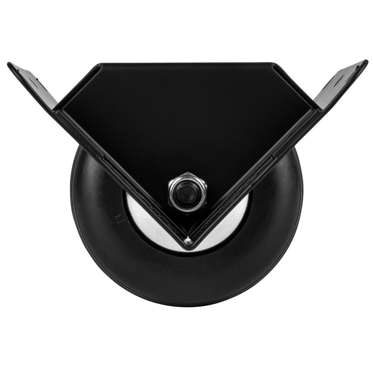 W2080K/HD 3" Heavy Duty Recessed Corner Caster Black